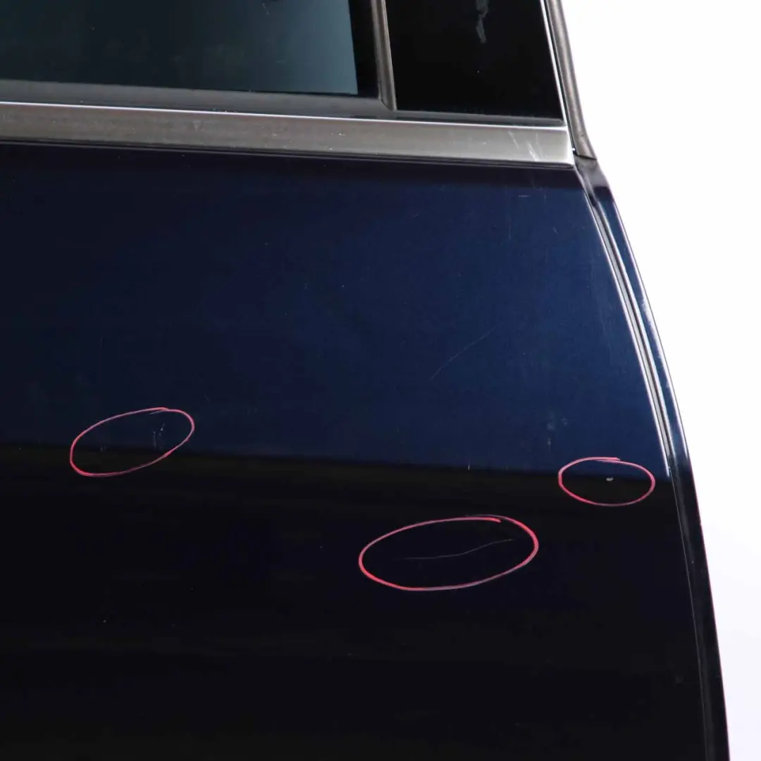 Mercedes W212 Panel Puerta Trasera Derecha Azul Cavansite Metalizado 890 - SKU A2127300205-CVB - Número de pieza A2127300205