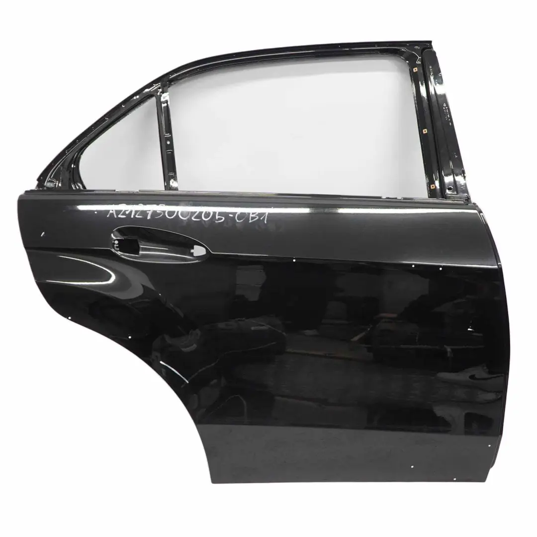 Mercedes W212 Tür hinten Rechts Abdeckung Panel Obsidian Schwarz - 197 - SKU A2127300205-OB1 - Teilenummer A2127300205