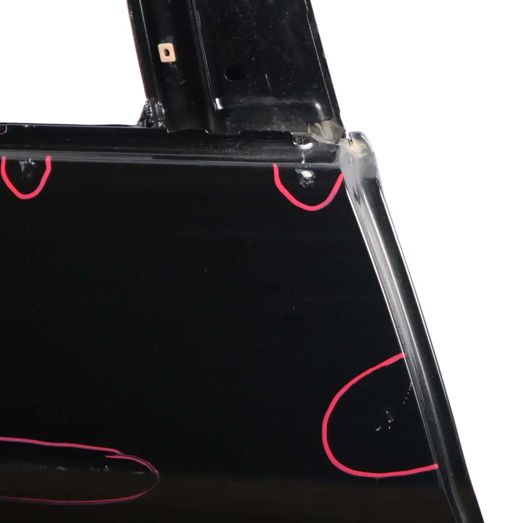 Mercedes W212 Door Rear Right O/S Cover Panel Obsidian Black - 197 - SKU A2127300205-OB - Part number A2127300205