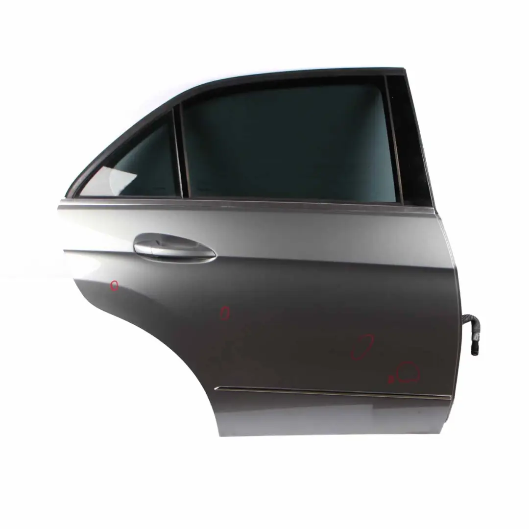 Door Rear Right O/S Cover Panel Palladium Silver Metallic - 792 to Mercedes W212 with Part number A2127300205 Mercedes W212 Door Rear Right O/S Cover Panel Palladium Silver Metallic - 792 - SKU A2127300205-PAL - Part number A2127300205