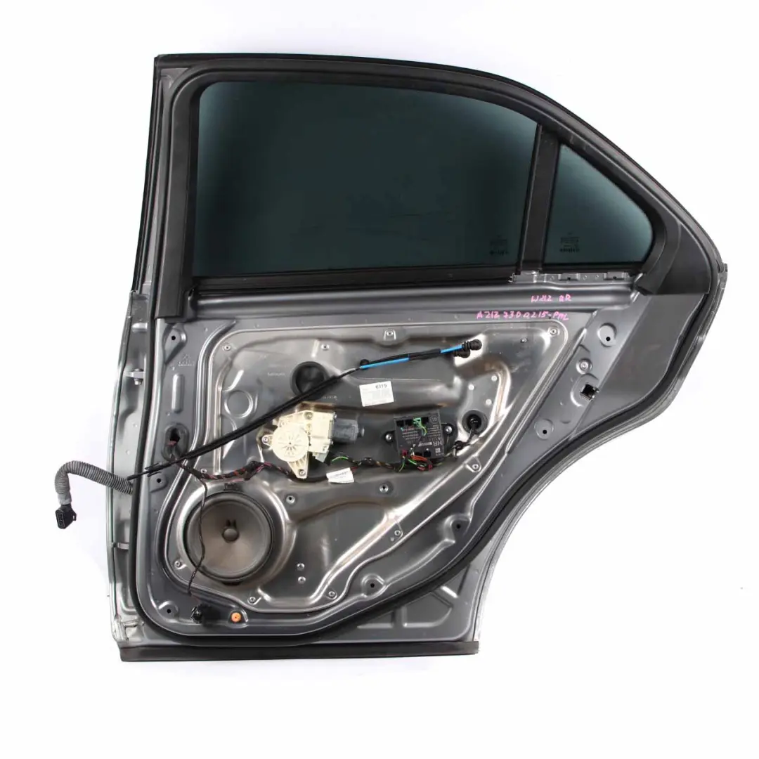Door Rear Right O/S Cover Panel Palladium Silver Metallic - 792 to Mercedes W212 with Part number A2127300205 Mercedes W212 Door Rear Right O/S Cover Panel Palladium Silver Metallic - 792 - SKU A2127300205-PAL - Part number A2127300205