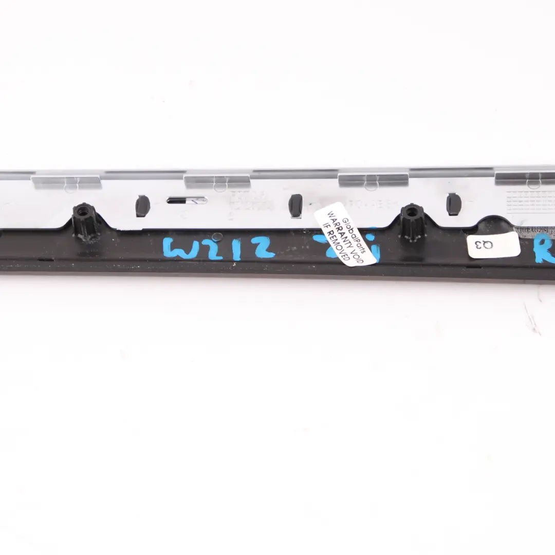 Mercedes W212 Door Strip Rear Right O/S Cover Wood Chrome Trim Interior - SKU A2127300222 - Part number A2127300222