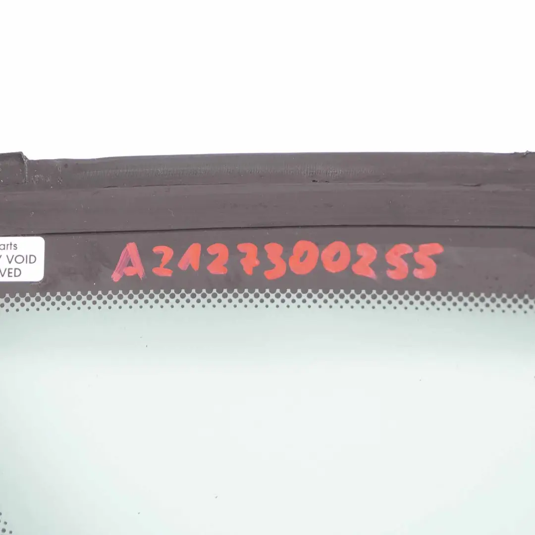  Quarter Side Window Mercedes W212 Rear Right O/S Side Glazing Green Glass AS2 - SKU A2127300255 - Part number A2127300255