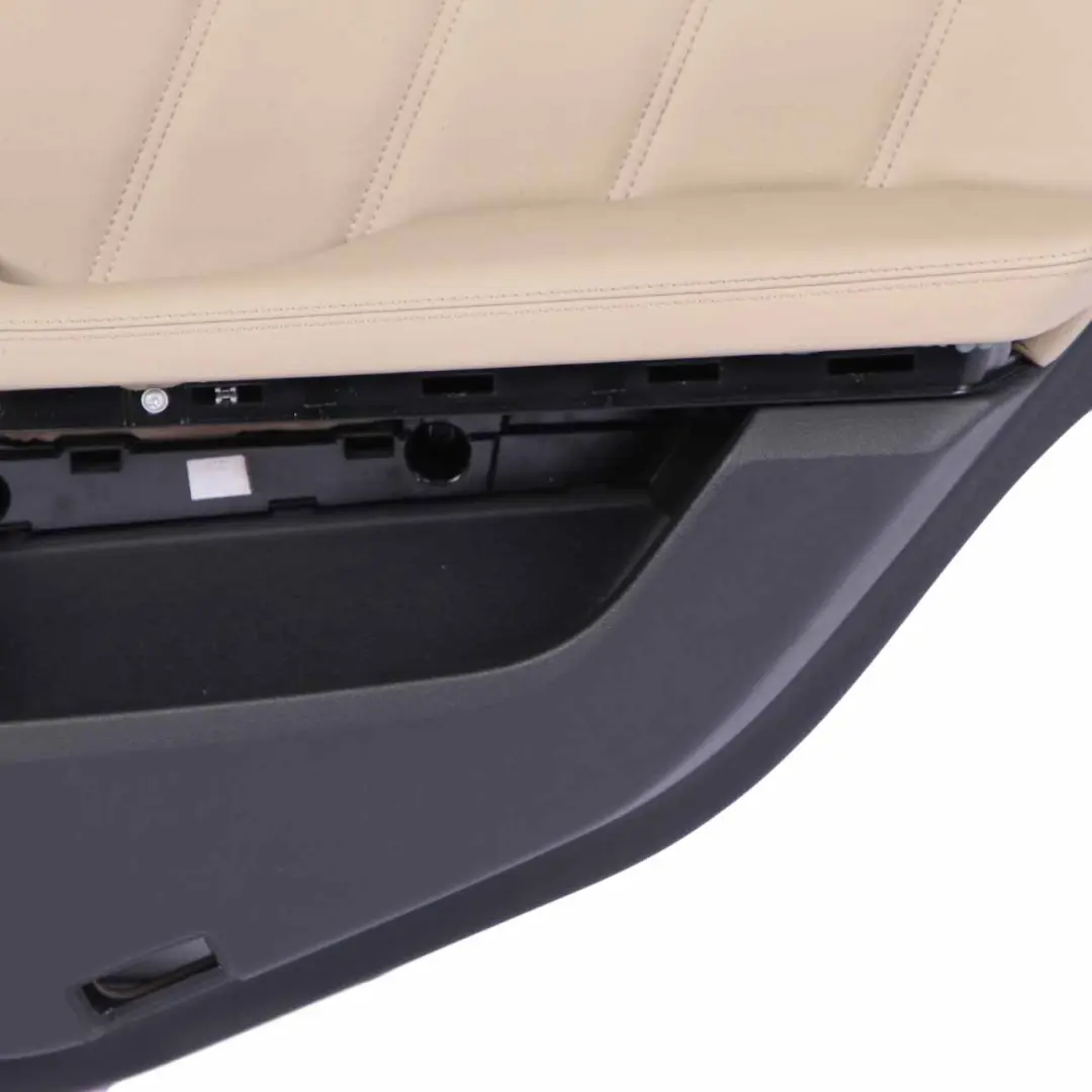 Mercedes W212 Door Card Rear Right O/S Trim Panel Black Beige Leather Nappa - SKU A2127300270-1 - Part number A2127300270