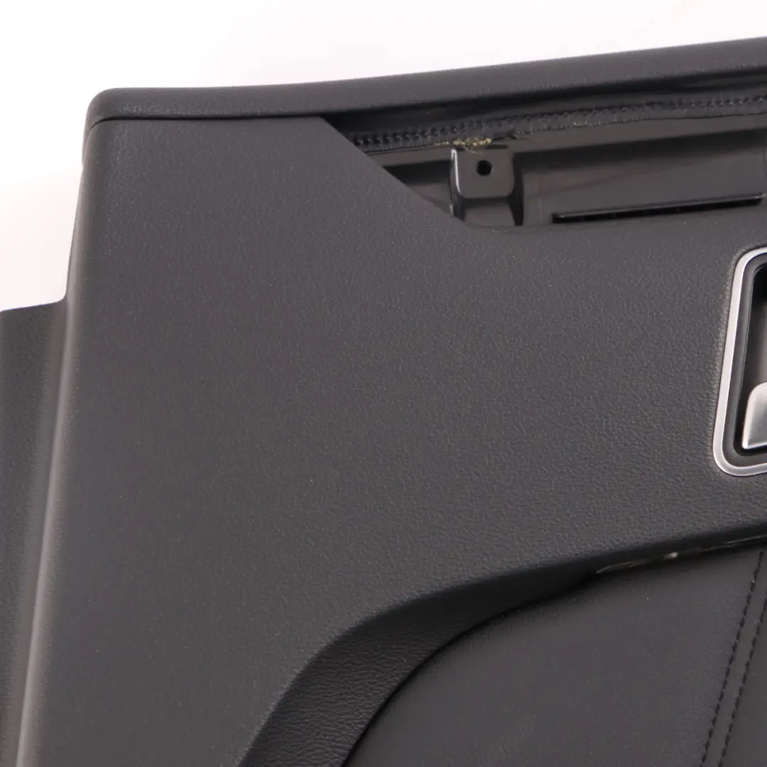 Mercedes W212 Carte De Porte Arrière Droite Panneau De Garniture Cuir Noir Nappa - SKU A2127300270 - Numéro de pièce A2127300270