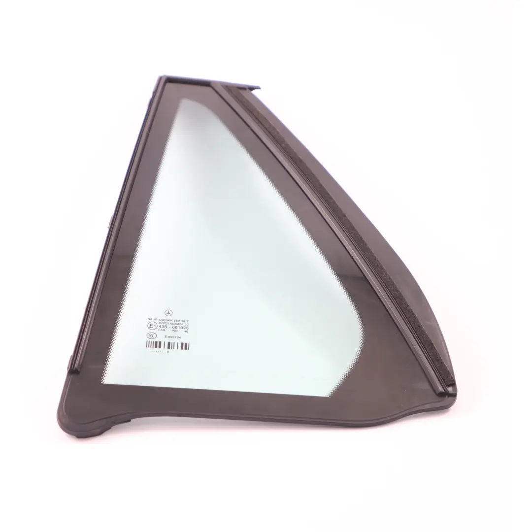 Quarter Side Window Left N/S Side Glazing Green Glass AS2 to Mercedes W212 Rear with Part number A2127300355 Mercedes W212 Rear Quarter Side Window Left N/S Side Glazing Green Glass AS2 - SKU A2127300355 - Part number A2127300355