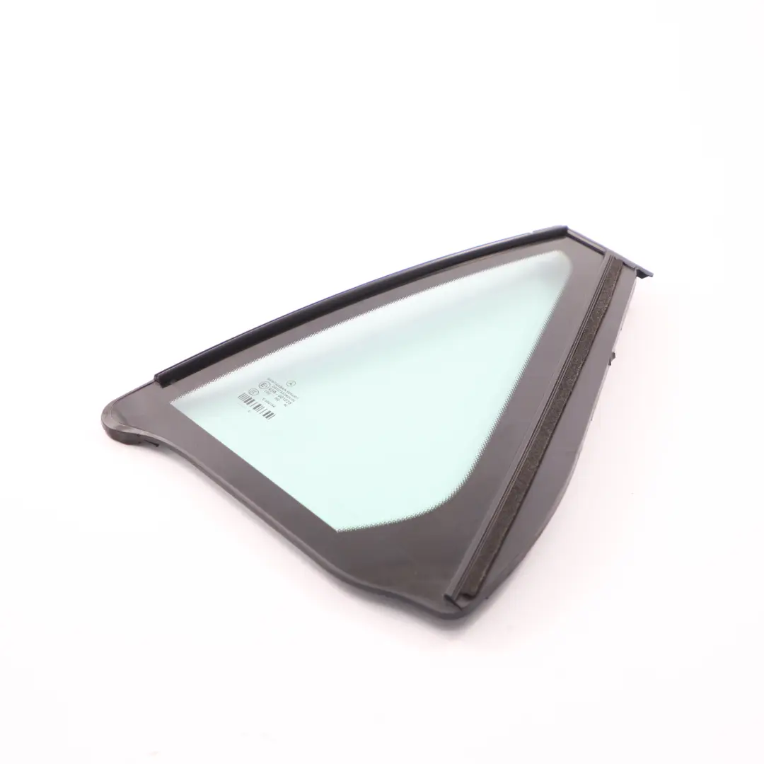Quarter Side Window Left N/S Side Glazing Green Glass AS2 to Mercedes W212 Rear with Part number A2127300355 Mercedes W212 Rear Quarter Side Window Left N/S Side Glazing Green Glass AS2 - SKU A2127300355 - Part number A2127300355