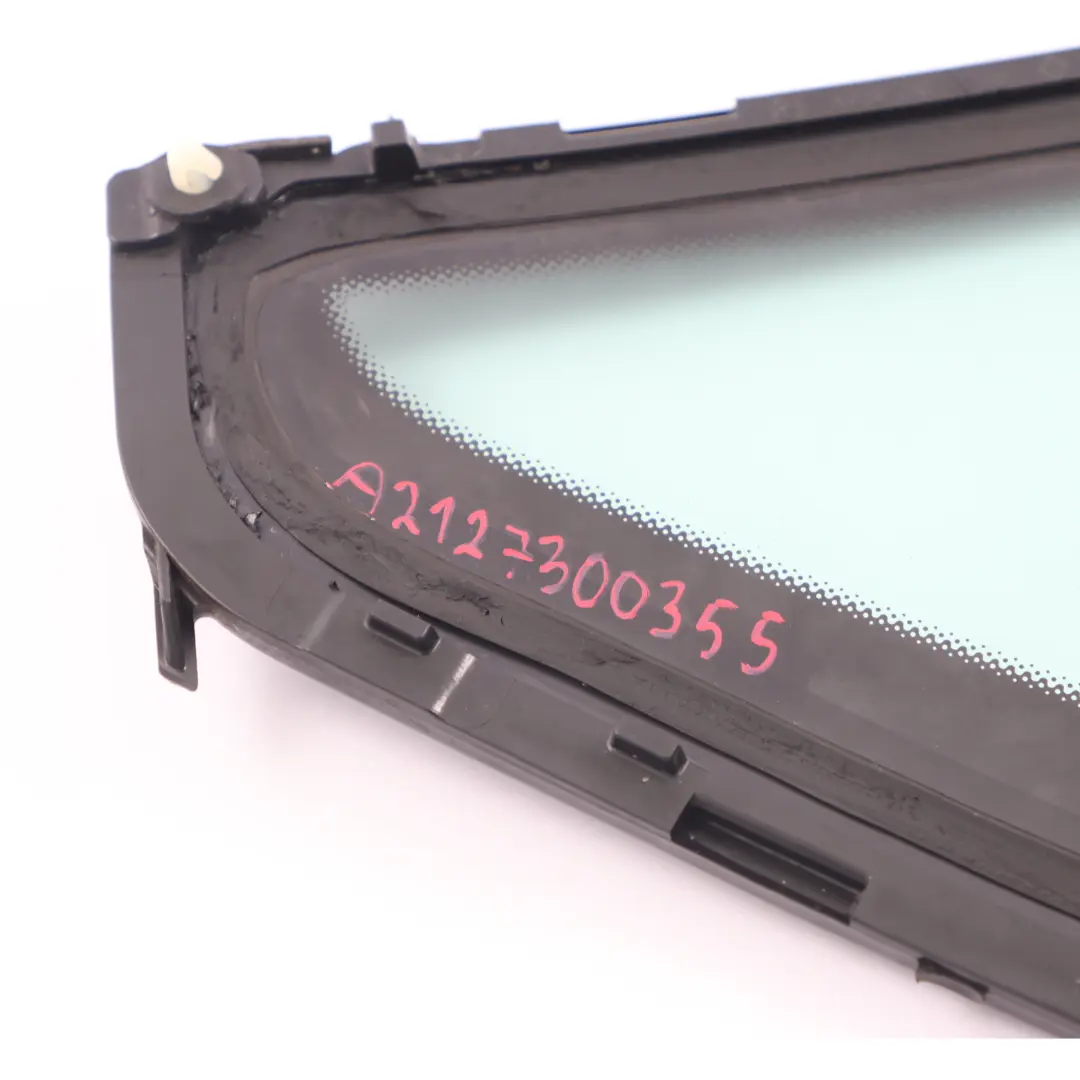 Mercedes W212 Quarter Side Window Rear Left N/S Side Glazing Green Glass AS2 - SKU A2127300355 - Part number A2127300355