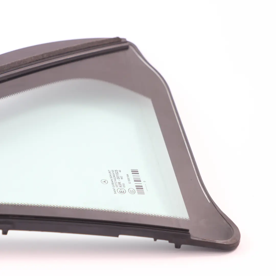 Mercedes W212 Quarter Side Window Rear Left N/S Side Glazing Green Glass AS2 - SKU A2127300355 - Part number A2127300355