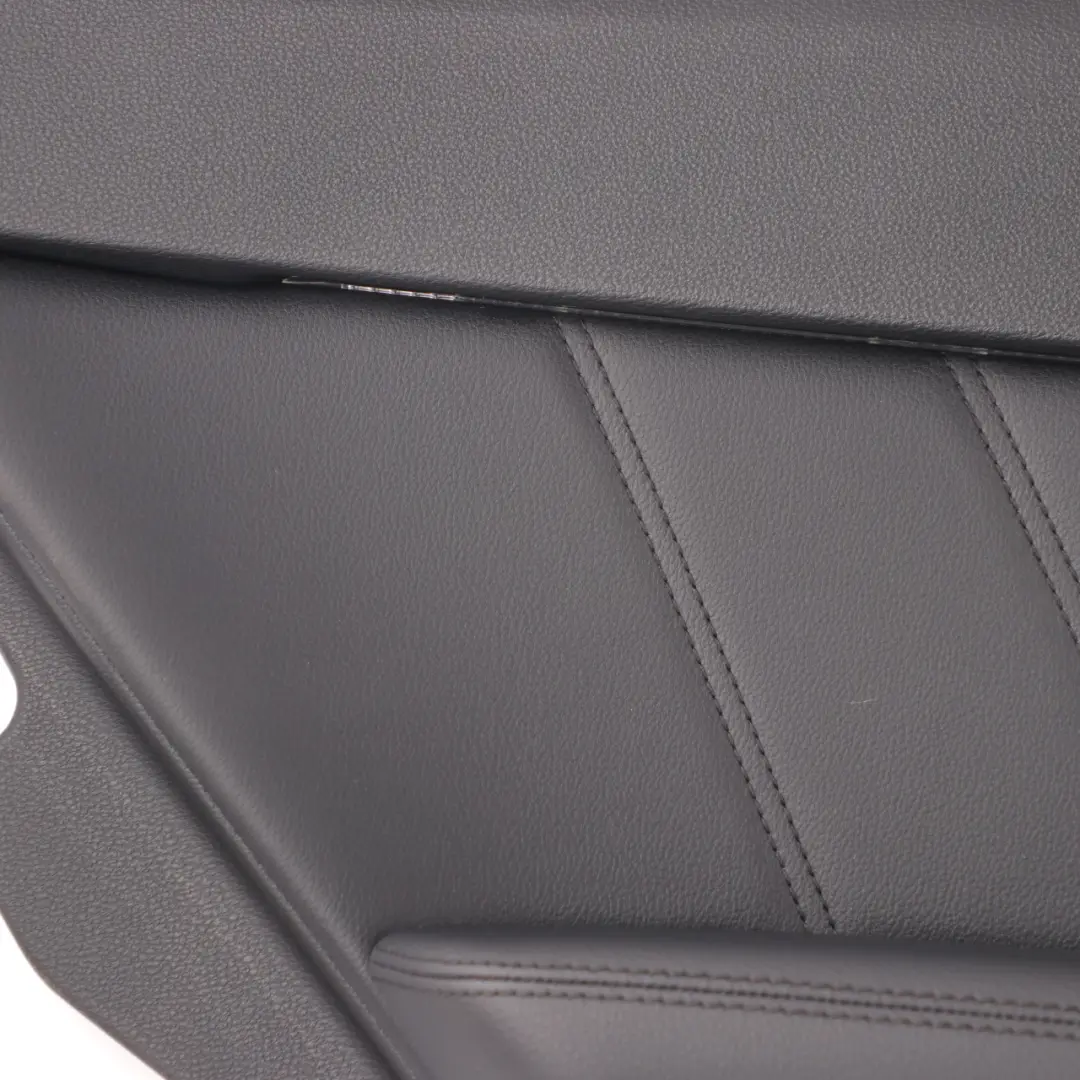 Door Card Rear Left N/S Trim Panel Black Leather Nappa to Mercedes W212 with Part number A2127300370 Mercedes W212 Door Card Rear Left N/S Trim Panel Black Leather Nappa - SKU A2127300370 - Part number A2127300370