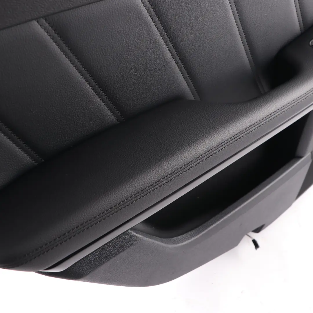 Door Card Rear Left N/S Trim Panel Black Leather Nappa to Mercedes W212 with Part number A2127300370 Mercedes W212 Door Card Rear Left N/S Trim Panel Black Leather Nappa - SKU A2127300370 - Part number A2127300370