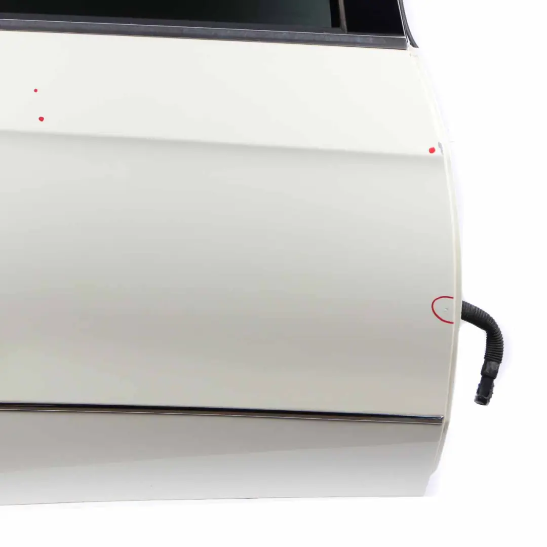 Door Rear Right O/S Cover Panel Calcite White - 650 to Mercedes S212 Estate with Part number A2127300405 Mercedes S212 Estate Door Rear Right O/S Cover Panel Calcite White - 650 - SKU A2127300405-CW - Part number A2127300405