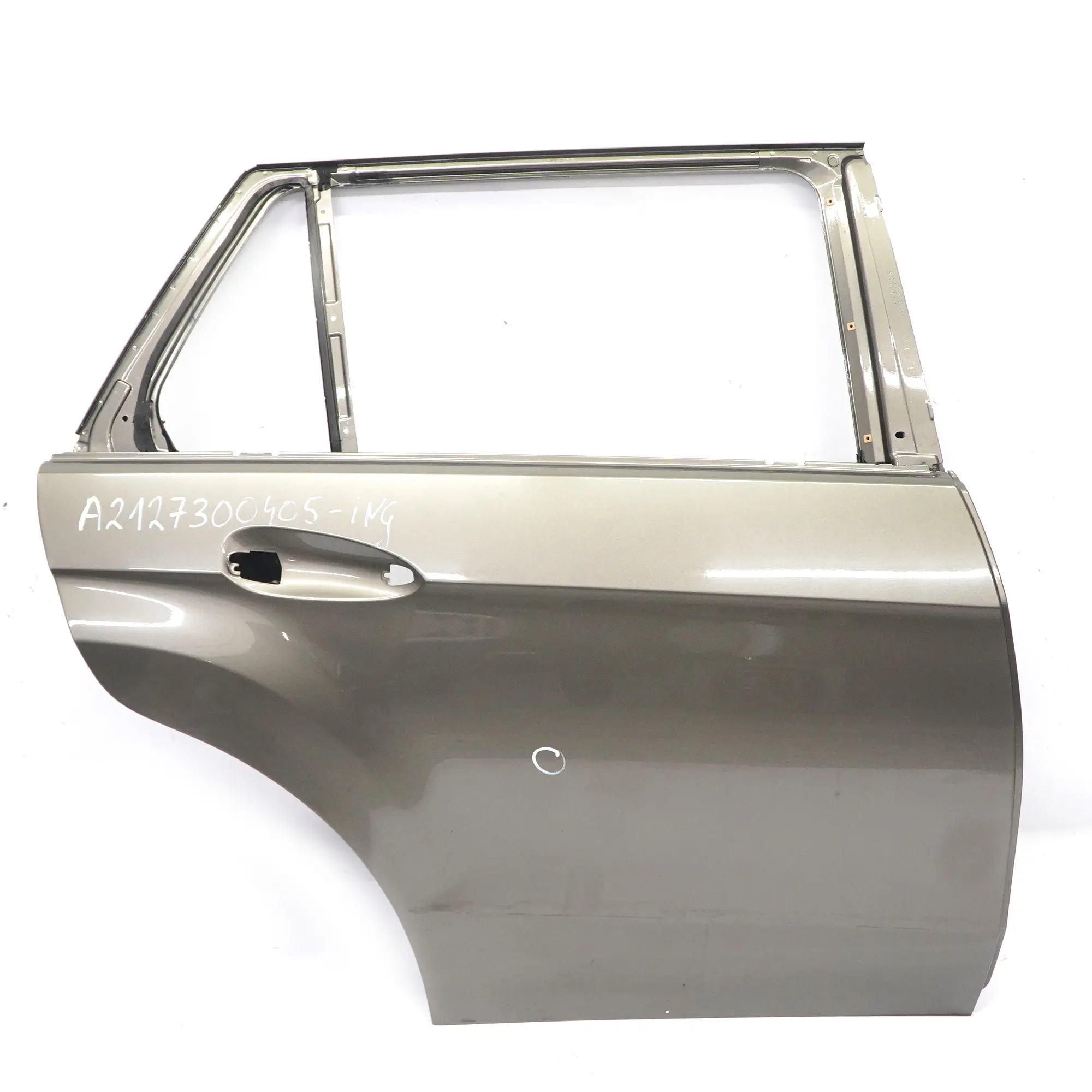 Mercedes S212 Kombi Tür hinten rechts Abdeckplatte Indium Grau Metallic - 963