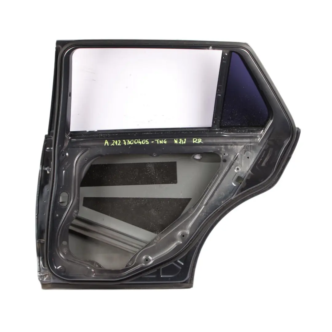 Door Rear Right O/S Cover Panel Tenorit Grey Metallic - 755 to Mercedes S212 Estate with Part number A2127300405 Mercedes S212 Estate Door Rear Right O/S Cover Panel Tenorit Grey Metallic - 755 - SKU A2127300405-TNG - Part number A2127300405