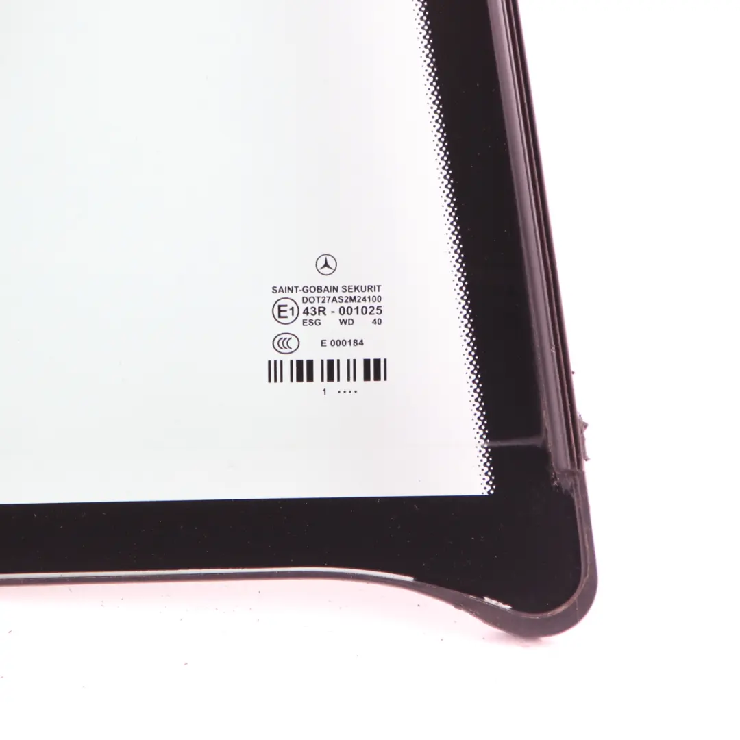 Mercedes W212 Estate Quarter Glass Rear Door Right O/S Window AS2 - SKU A2127300455 - Part number A2127300455