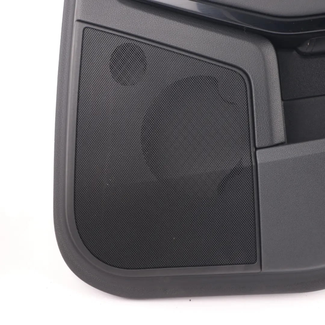 Mercedes W212 Door Card Rear Right O/S Trim Panel Black Leather - SKU A2127300470 - Part number A2127300470