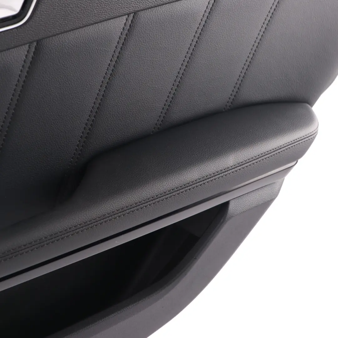 Door Card Rear Right O/S Trim Panel Black Leather to Mercedes W212 with Part number A2127300470 Mercedes W212 Door Card Rear Right O/S Trim Panel Black Leather - SKU A2127300470 - Part number A2127300470