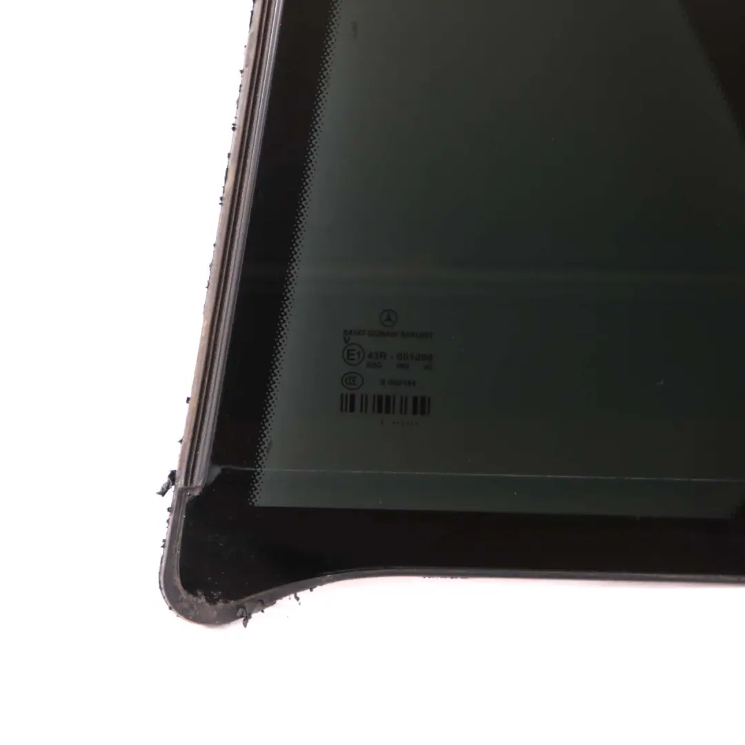Mercedes W212 Window Glass Rear Left N/S Door Side Tinted Black AS3 - SKU A2127300755 - Part number A2127300755