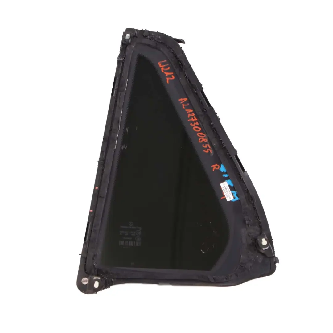 Window Glass Rear Right O/S Door Side Tinted Black AS3 to Mercedes W212 with Part number A2127300855 Mercedes W212 Window Glass Rear Right O/S Door Side Tinted Black AS3 - SKU A2127300855 - Part number A2127300855
