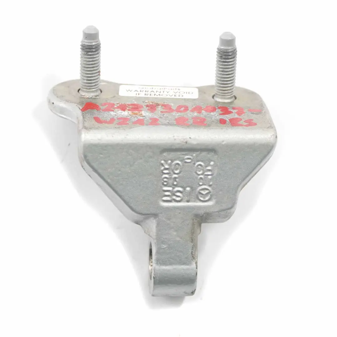 Mercedes W212 Charnière de porte arrière droite supérieure Argent Iridium 775 - SKU A2127301037-IRS - Numéro de pièce A2127301037