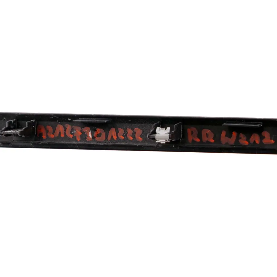 Door Molding Trim Mercedes W212 Strip Pad Armrest Rear Right Black - SKU A2127301222 - Part number A2127301222