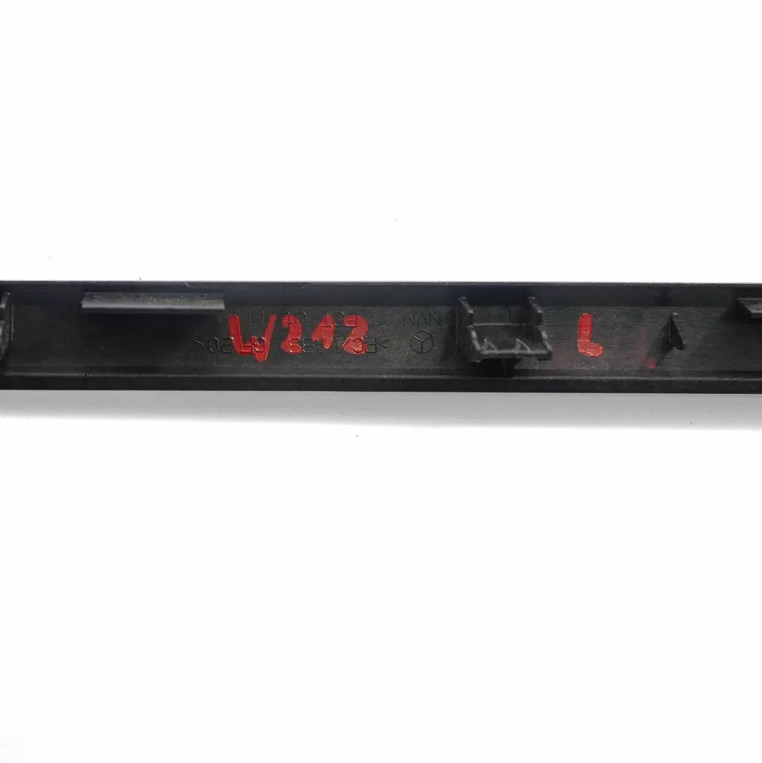 Door Card Strip Rear Left N/S Trim Panel Strip Aluminium to Mercedes W212 with Part number A1697270982 Mercedes W212 Door Card Strip Rear Left N/S Trim Panel Strip Aluminium - SKU A2127301522 - Part number A1697270982