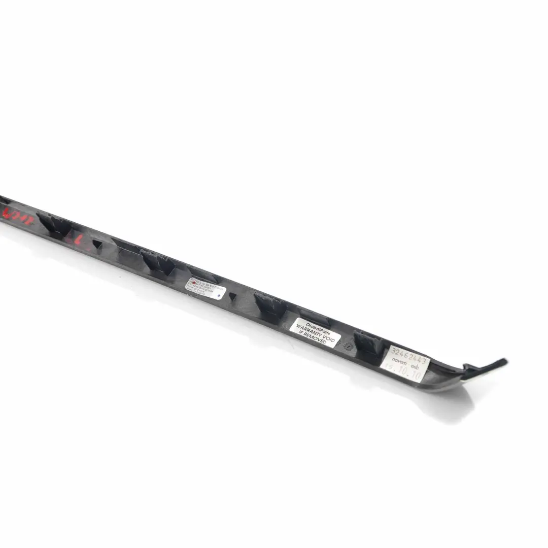 Mercedes W212 Door Card Strip Rear Left N/S Trim Panel Strip Aluminium - SKU A2127301522 - Part number A1697270982
