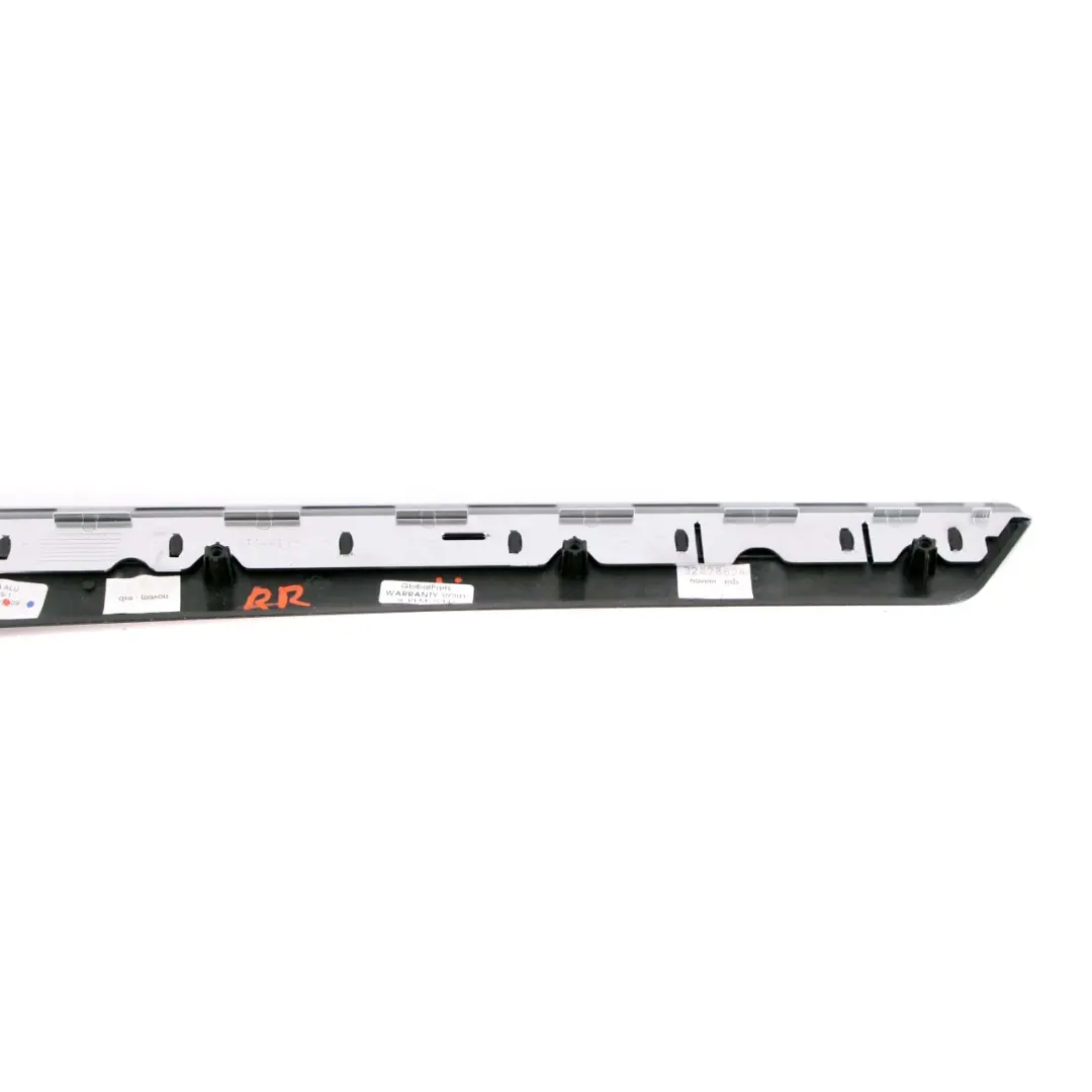 Mercedes W212 Interior Door Trim Rear Left N/S Card Strip Aluminium - SKU A2127301722 - Part number A2127301722
