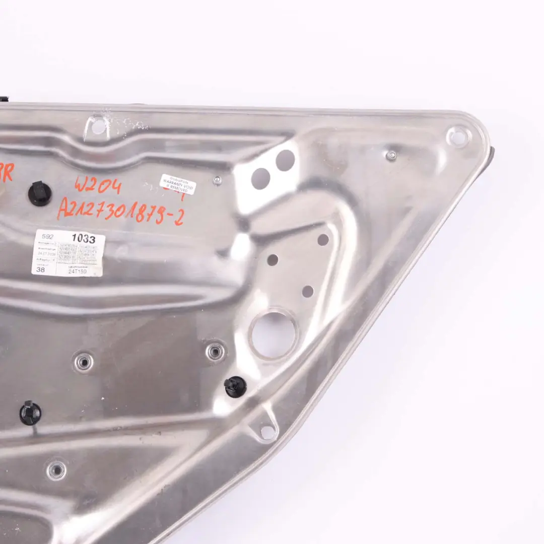 Window Lifter Mercedes W204 W212 1 Rear Right Regulator Panel Unit to with Part number A2127301879 Window Lifter Mercedes W204 W212 1 Rear Right Regulator Panel Unit - SKU A2127301879-2 - Part number A2127301879