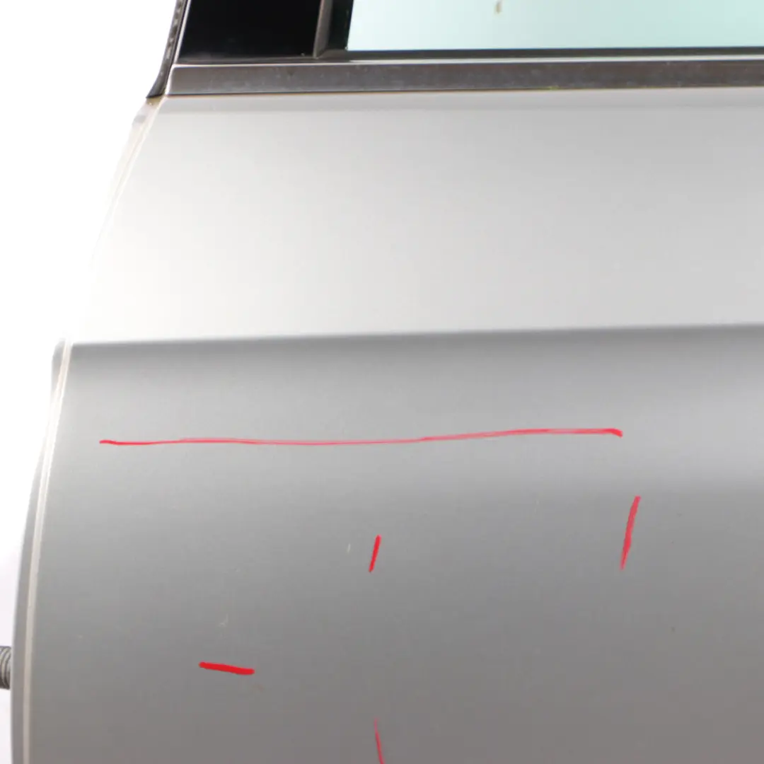 Door Rear Left N/S Cover Panel Iridium Silver Metallic - 775 to Mercedes W212 with Part number A2127303305 Mercedes W212 Door Rear Left N/S Cover Panel Iridium Silver Metallic - 775 - SKU A2127303305-IRS - Part number A2127303305