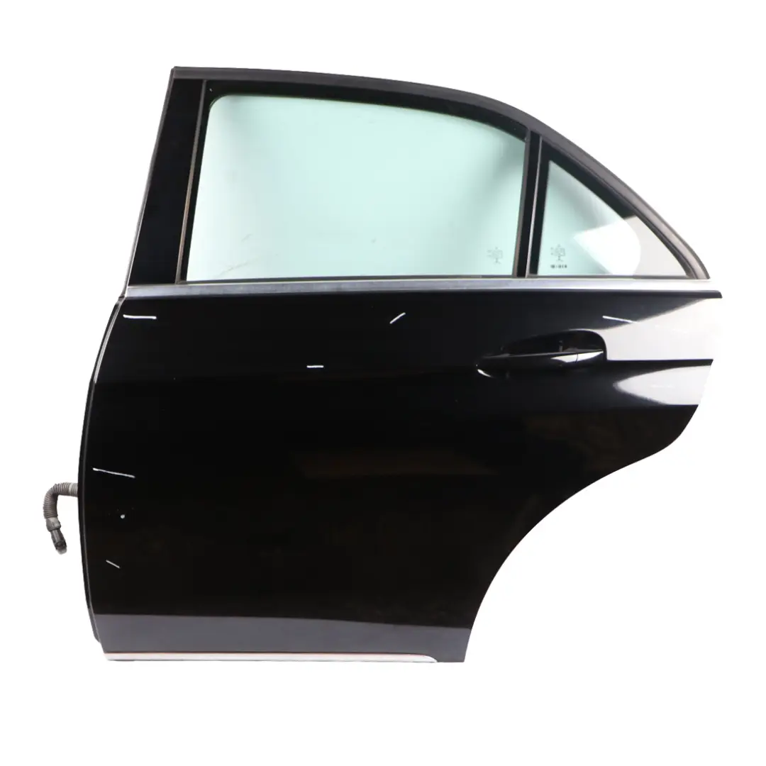 Door Rear Left N/S Cover Panel Obsidian Black Metallic - 197 to Mercedes W212 with Part number A2127303305 Mercedes W212 Door Rear Left N/S Cover Panel Obsidian Black Metallic - 197 - SKU A2127303305-OB - Part number A2127303305