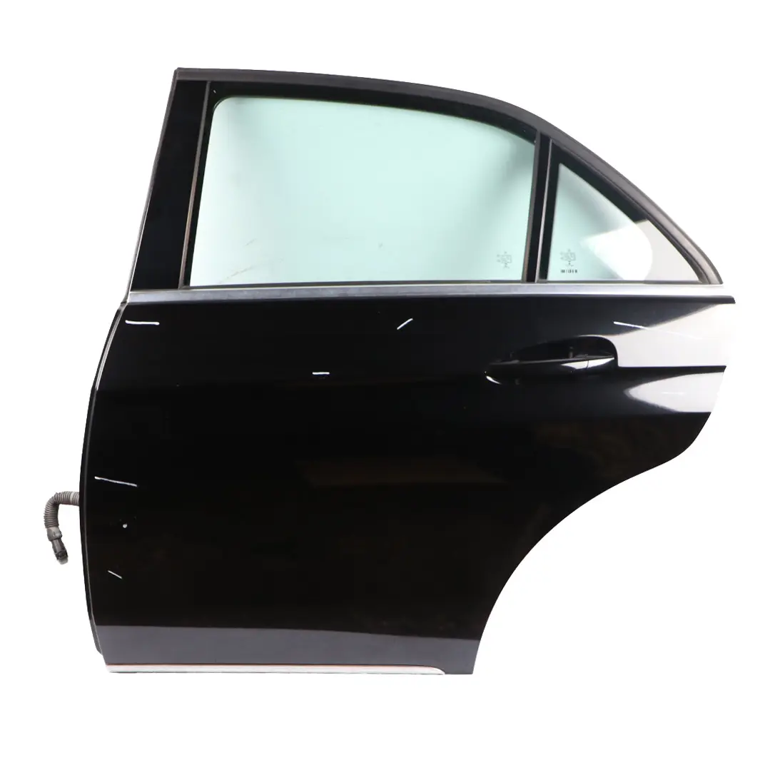 Mercedes W212 Türverkleidung Hinten Links Obsidianschwarz Metallic 197