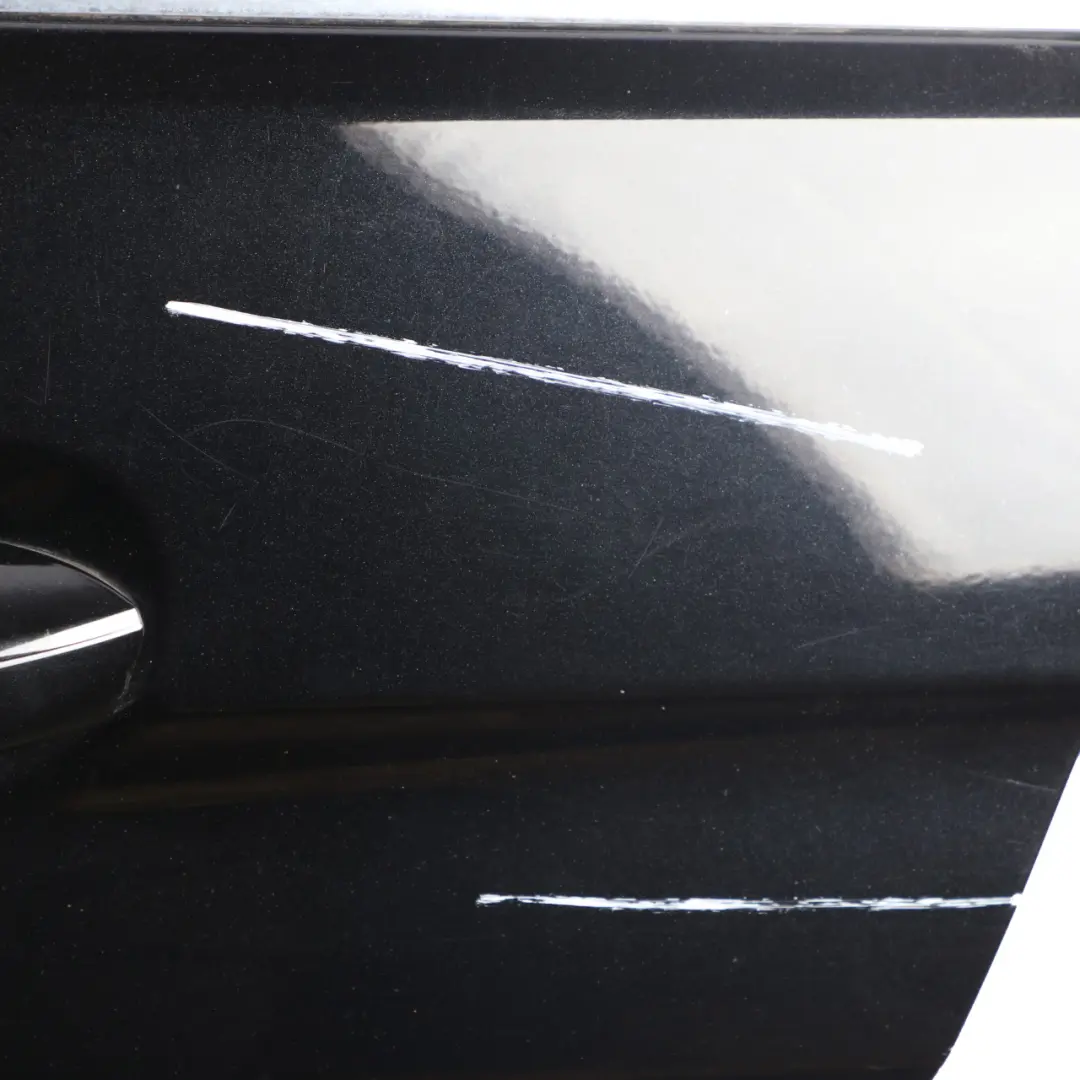 Door Rear Left N/S Cover Panel Obsidian Black Metallic - 197 to Mercedes W212 with Part number A2127303305 Mercedes W212 Door Rear Left N/S Cover Panel Obsidian Black Metallic - 197 - SKU A2127303305-OB - Part number A2127303305