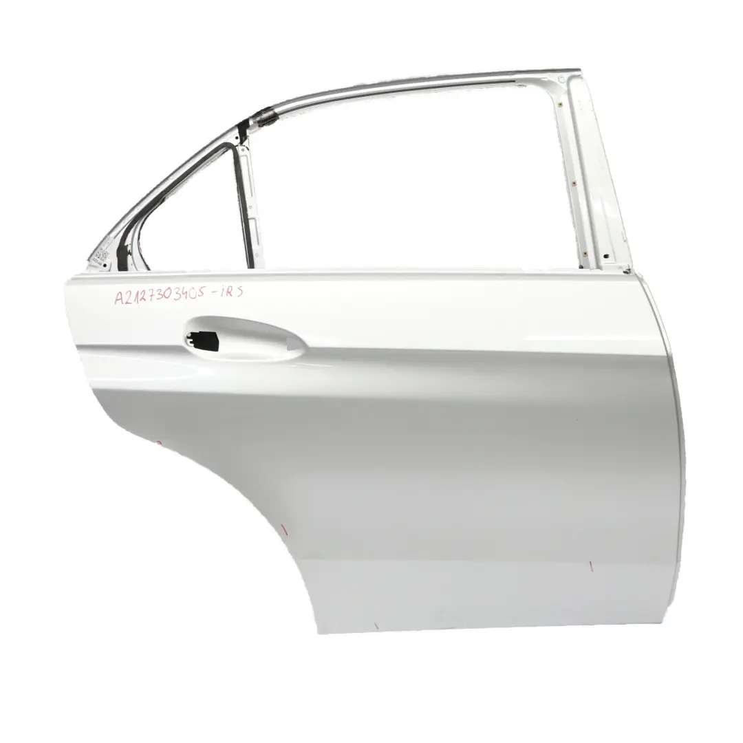 Door Rear Right O/S Iridium Silver Metallic - 775 to Mercedes W212 Saloon with Part number A2127300205 Mercedes W212 Saloon Door Rear Right O/S Iridium Silver Metallic - 775 - SKU A2127303405-IRS - Part number A2127300205