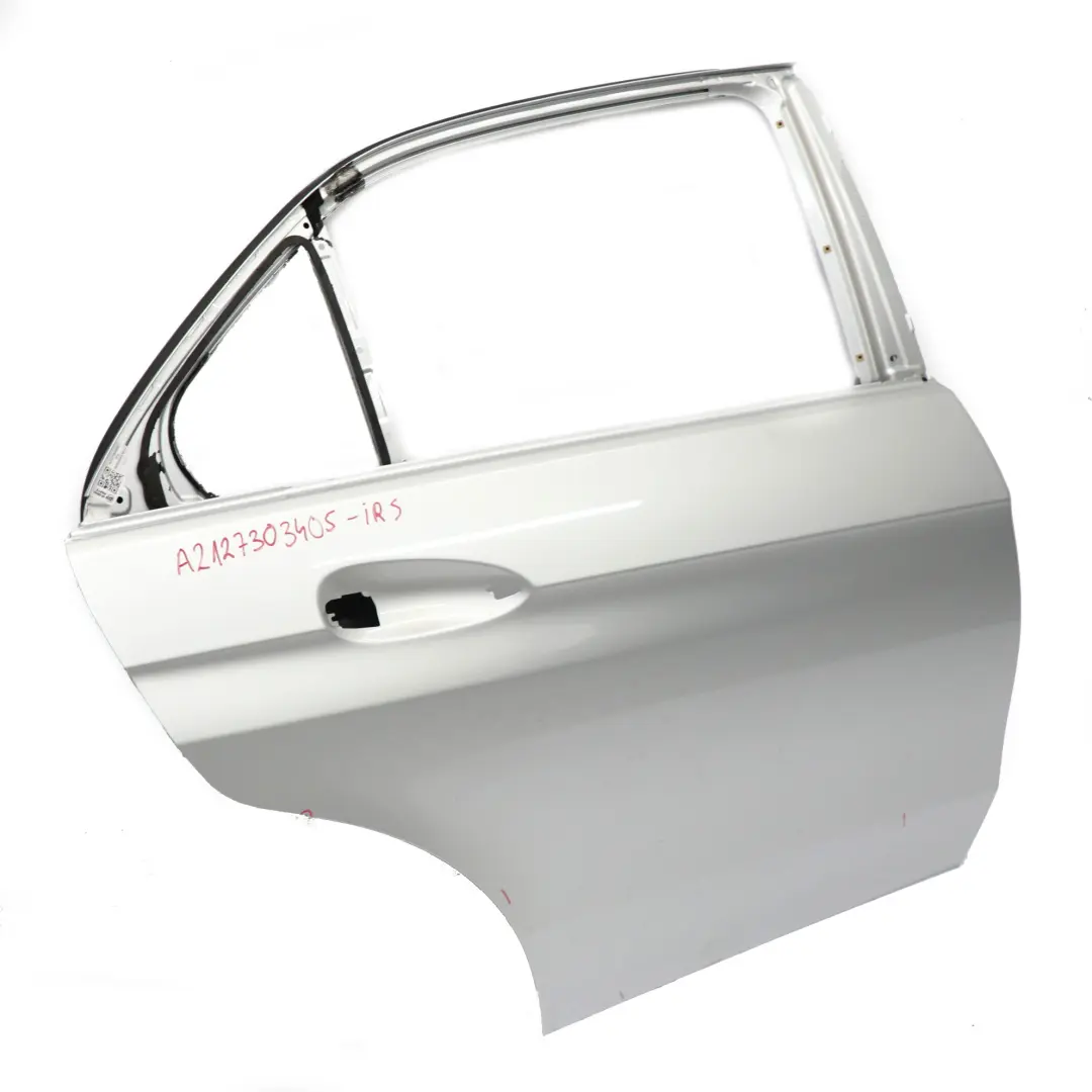 Door Rear Right O/S Iridium Silver Metallic - 775 to Mercedes W212 Saloon with Part number A2127300205 Mercedes W212 Saloon Door Rear Right O/S Iridium Silver Metallic - 775 - SKU A2127303405-IRS - Part number A2127300205