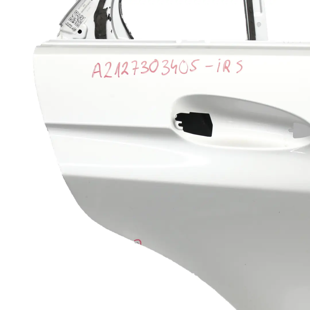 Mercedes W212 Saloon Door Rear Right O/S Iridium Silver Metallic - 775 - SKU A2127303405-IRS - Part number A2127300205