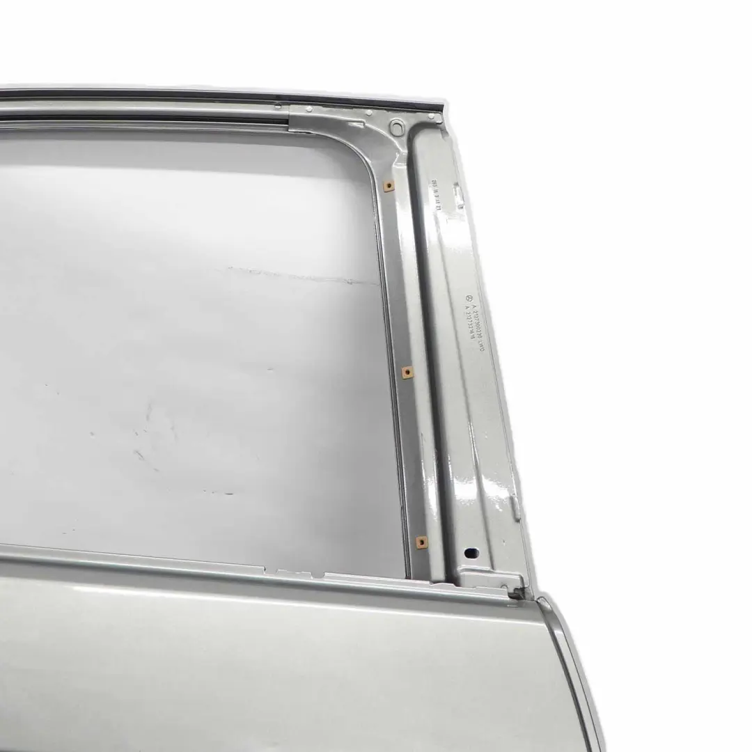 Door Rear Right O/S Shell Palladium Silver Metallic - 792 to Mercedes W212 Saloon with Part number A2127300205 Mercedes W212 Saloon Door Rear Right O/S Shell Palladium Silver Metallic - 792 - SKU A2127303405-PAL - Part number A2127300205