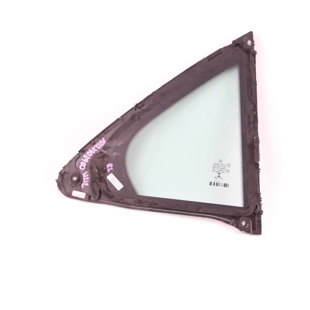 Mercedes W212 Window Glass Rear Door Left N/S Glazing Quarter AS2 - SKU A2127303900 - Part number A2127303900