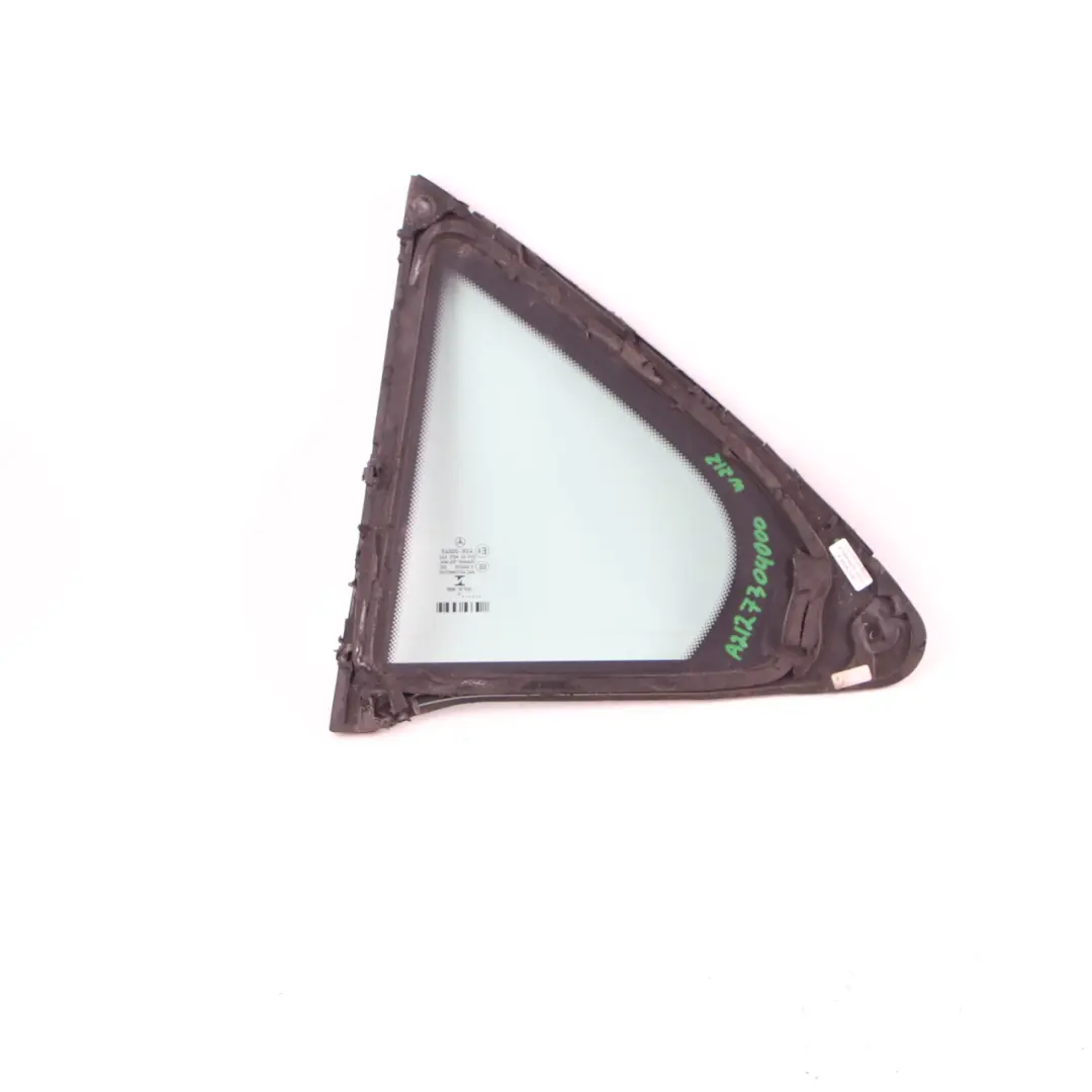 Window Glass Rear Door Right Glazing Quarter AS2 to Mercedes W212 with Part number A2127304000 Mercedes W212 Window Glass Rear Door Right Glazing Quarter AS2 - SKU A2127304000 - Part number A2127304000