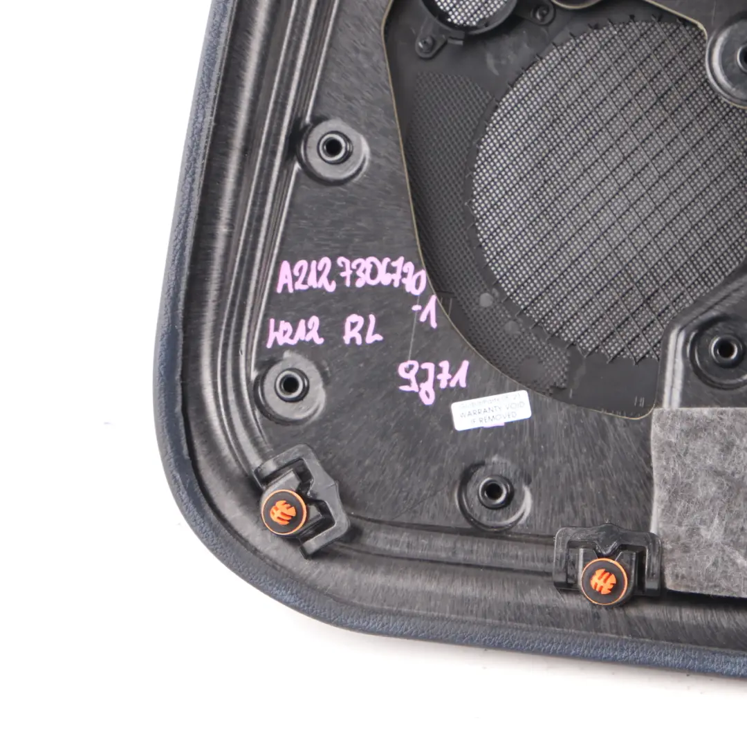 Door Card Rear Left N/S Trim Panel Cover Black Imitation Leather to Mercedes W212 with Part number A2127306770 Mercedes W212 Door Card Rear Left N/S Trim Panel Cover Black Imitation Leather - SKU A2127306770-1 - Part number A2127306770