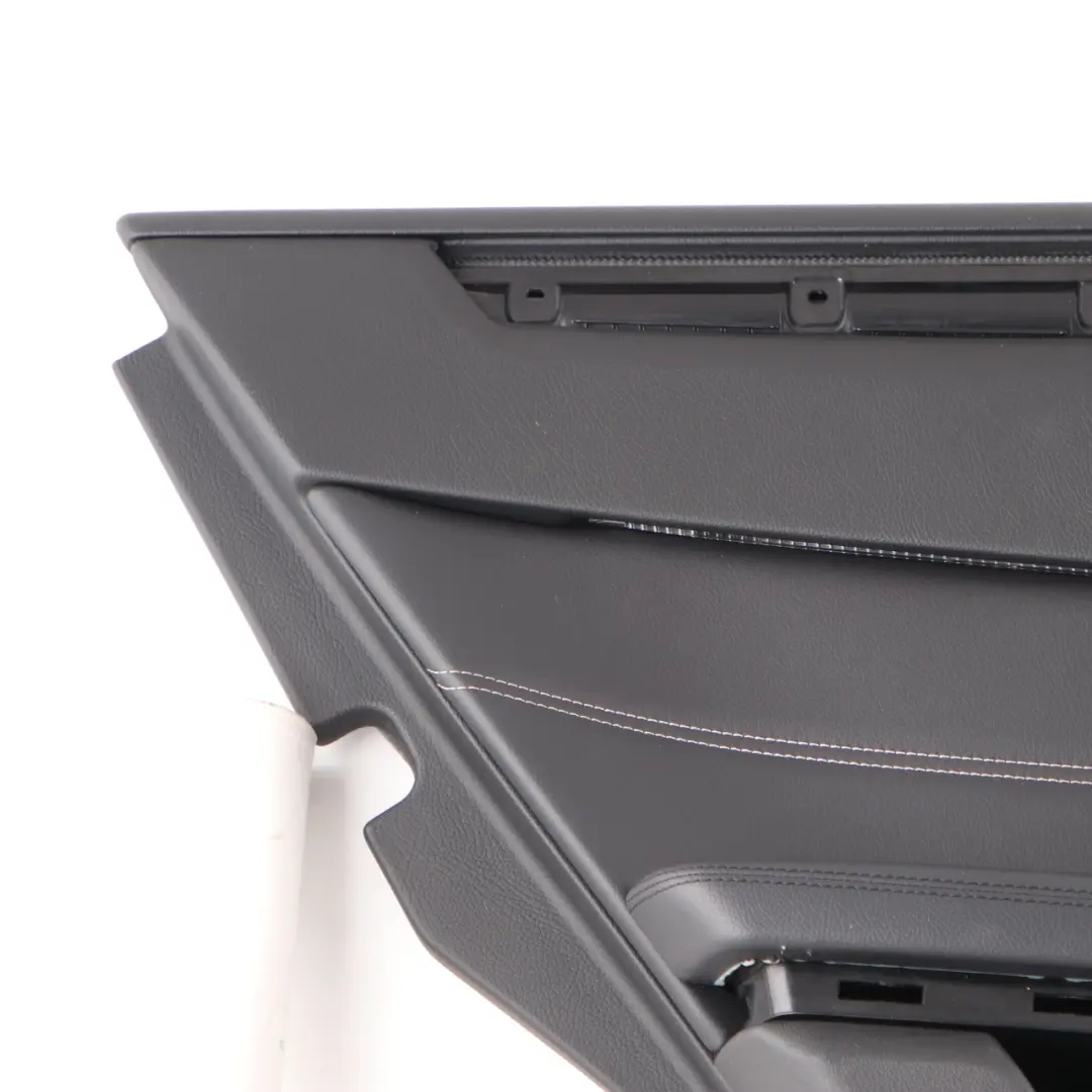 Mercedes W212 Door Card Rear Left N/S Trim Panel Cover Black Imitation Leather - SKU A2127306770-1 - Part number A2127306770