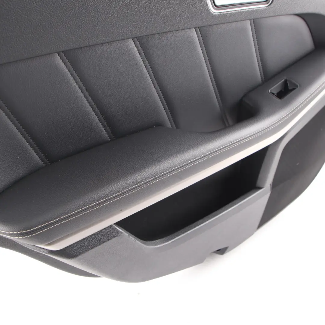 Door Card Rear Left N/S Trim Panel Cover Black Leather to Mercedes W212 with Part number A2127306770 Mercedes W212 Door Card Rear Left N/S Trim Panel Cover Black Leather - SKU A2127306770-2 - Part number A2127306770