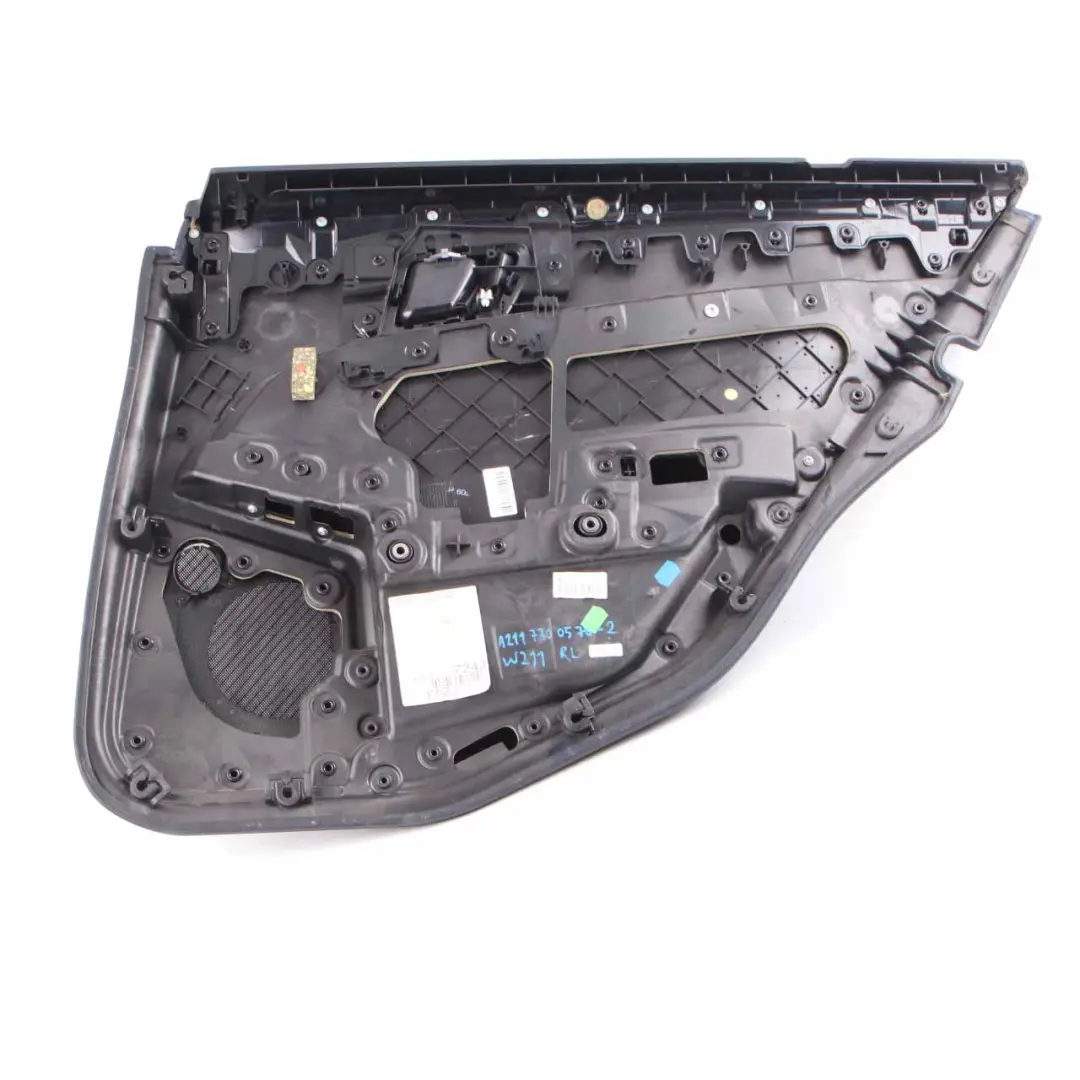Door Card Rear Left N/S Trim Panel Cover Black Leather to Mercedes W212 with Part number A2127306770 Mercedes W212 Door Card Rear Left N/S Trim Panel Cover Black Leather - SKU A2127306770-2 - Part number A2127306770