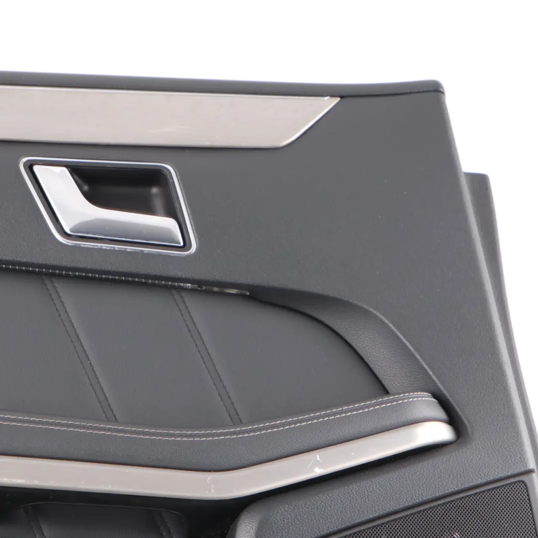 Door Card Rear Left N/S Trim Panel Cover Black Leather to Mercedes W212 with Part number A2127306770 Mercedes W212 Door Card Rear Left N/S Trim Panel Cover Black Leather - SKU A2127306770-2 - Part number A2127306770