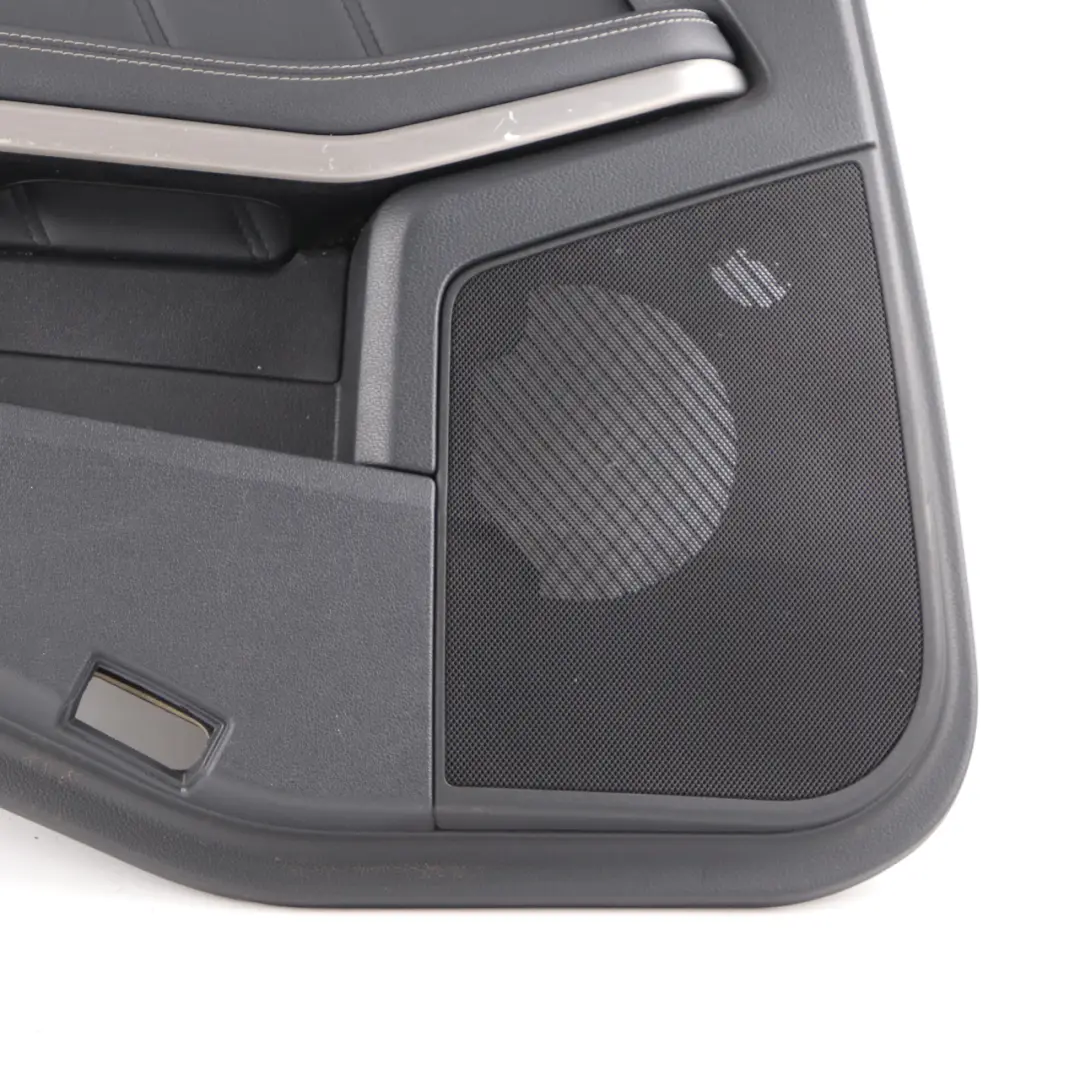 Door Card Rear Left N/S Trim Panel Cover Black Leather to Mercedes W212 with Part number A2127306770 Mercedes W212 Door Card Rear Left N/S Trim Panel Cover Black Leather - SKU A2127306770-2 - Part number A2127306770