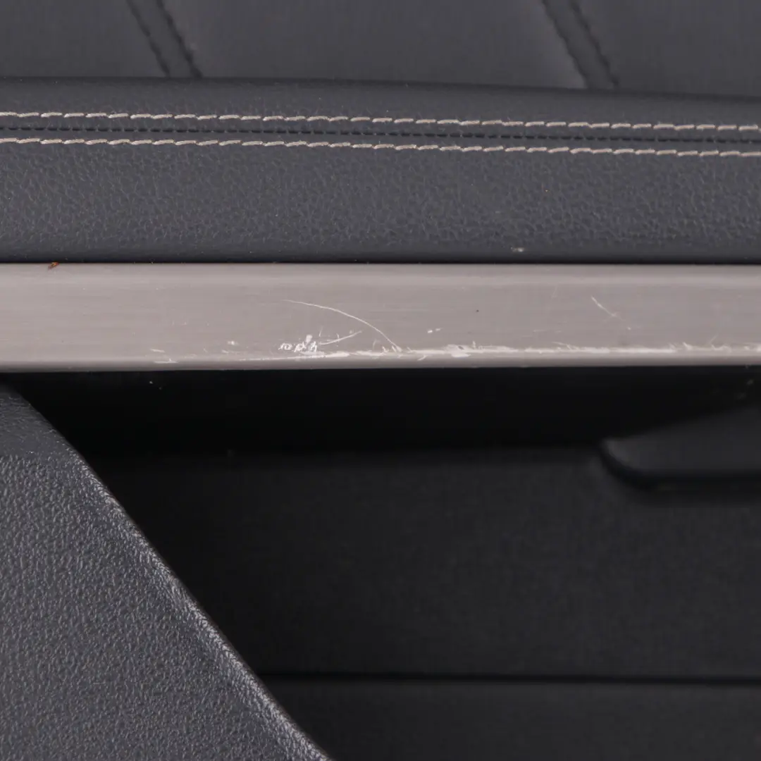 Door Card Rear Left N/S Trim Panel Cover Black Leather to Mercedes W212 with Part number A2127306770 Mercedes W212 Door Card Rear Left N/S Trim Panel Cover Black Leather - SKU A2127306770-2 - Part number A2127306770