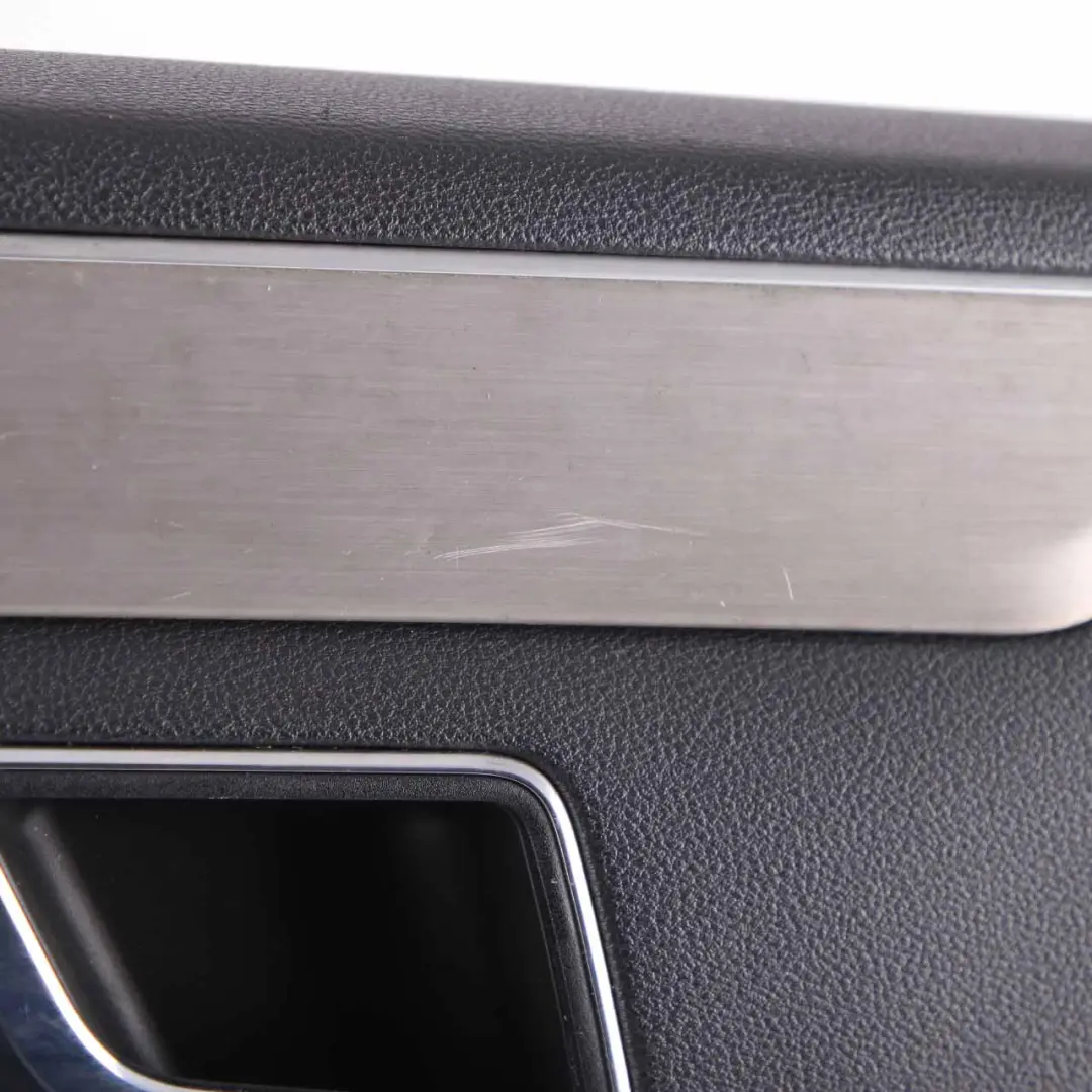 Mercedes W212 Door Card Rear Left N/S Trim Panel Cover Black Leather - SKU A2127306770-2 - Part number A2127306770