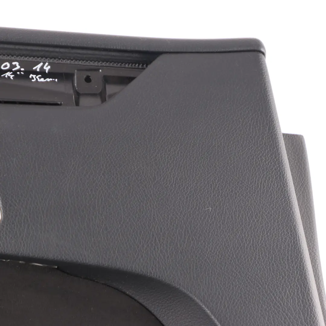 Mercedes W212 Door Card Rear Left N/S Trim Panel Cover Black Leather - SKU A2127306770-3 - Part number A2127306770