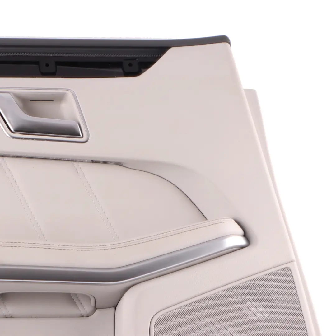 Door Card Rear Left N/S Trim Panel Cover Beige Leather to Mercedes W212 with Part number A2127306770 Mercedes W212 Door Card Rear Left N/S Trim Panel Cover Beige Leather - SKU A2127306770-4 - Part number A2127306770