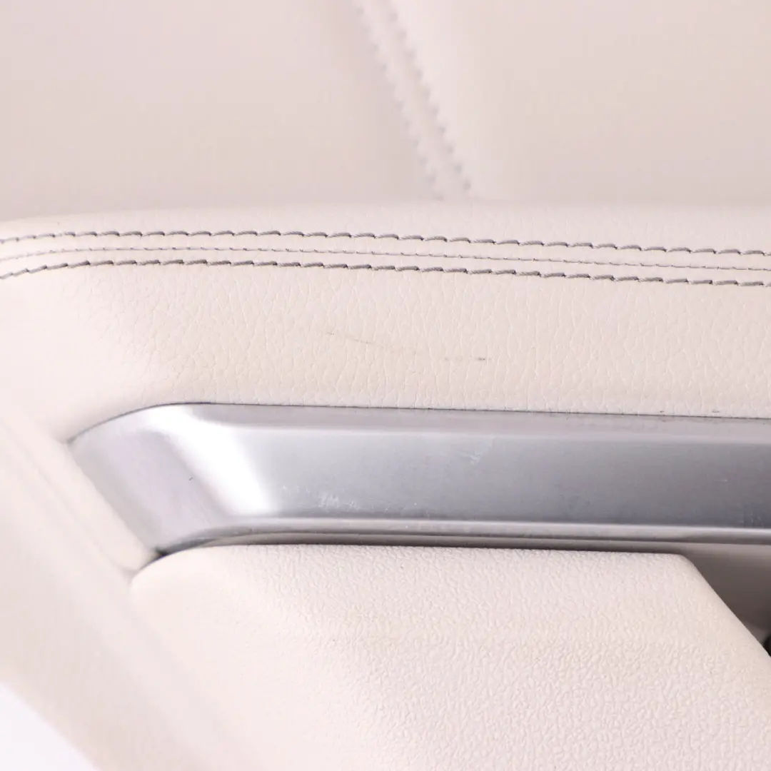 Mercedes W212 Door Card Rear Left N/S Trim Panel Cover Beige Leather - SKU A2127306770-4 - Part number A2127306770